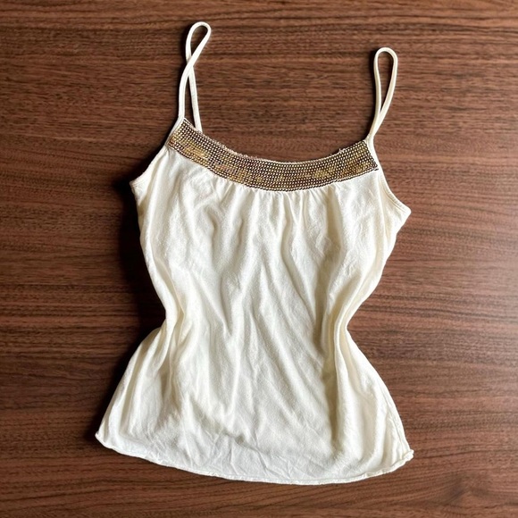 old navy sequin trim tank top cami - Picture 1 of 5